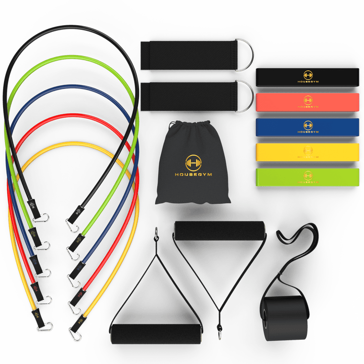 House Gym Alphaband Mini Set home workout set resistance band fitness